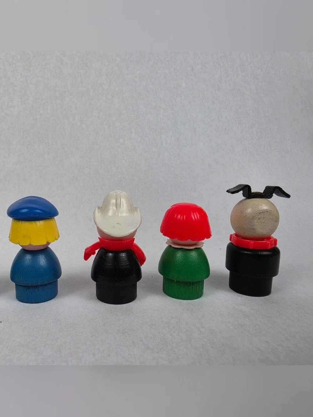Vintage Fisher Price Little People Wooden Figurines